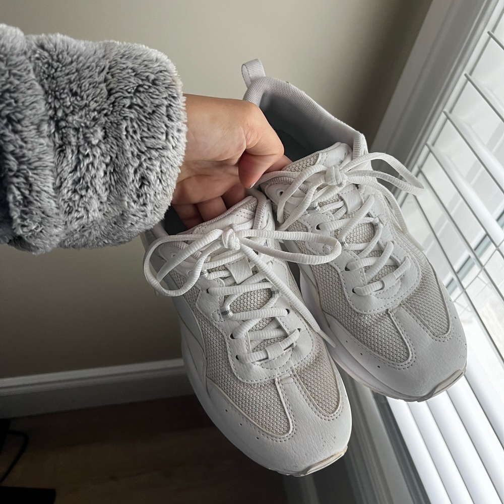 Puma Softfoam Chunky White Sneakers